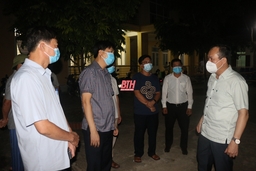 Kiểm tra, chỉ đạo công tác phòng chống dịch COVID-19 tại TP Sầm Sơn và huyện Nông Cống