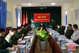Đảng ủy Quân sự huyện Quảng Xương tập trung thực hiện hai khâu đột phá trong năm 2022