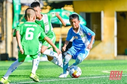 U11 Việt Hùng Thanh Hóa cầm chắc vé vào tứ kết Giải Bóng đá Nhi đồng toàn quốc năm 2022
