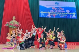 Hội LHPN huyện Như Xuân tổ chức Hội thi Dân vũ thể thao năm 2022