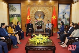 Bí thư Tỉnh ủy Đỗ Trọng Hưng tiếp và làm việc với Chủ tịch Trung ương Hội Nông dân Việt Nam