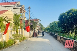 Nông thôn mới kiểu mẫu ở thôn Khang Hải đang dần hiện hữu