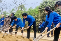 Ra quân Ngày cao điểm “Tình nguyện chung tay xây dựng nông thôn mới 2023” tại Như Thanh