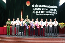 HĐND huyện Thiệu Hoá khoá XIV bầu bổ sung chức danh Phó Chủ tịch HĐND và Phó Chủ tịch UBND huyện