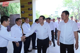 Đoàn đại biểu cấp cao tỉnh Hủa Phăn thăm và làm việc tại Trường Chính trị tỉnh Thanh Hóa và Trường Cao đẳng Công nghiệp Thanh Hoá