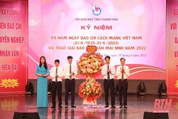 Kỷ niệm 98 năm Ngày Báo chí cách mạng Việt Nam và trao Giải báo chí Trần Mai Ninh năm 2022
