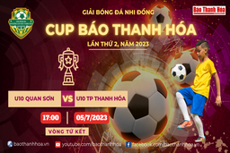 [TRỰC TIẾP] U10 TP Thanh Hóa - U10 Quan Sơn|Giải bóng đá Nhi đồng Cúp Báo Thanh Hóa 2023