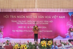 Sôi nổi “Hội trại ngôn ngữ và văn hóa Việt Nam” lần đầu tiên tại Thái Lan