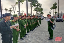 Lực lượng công an triển khai thực hiện các biện pháp nghiệp vụ đảm bảo ANTT dịp nghỉ lễ