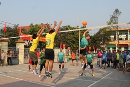31 đội tranh tài tại Giải bóng chuyền hơi huyện Thiệu Hóa - Cúp Lê Văn Hưu 2024