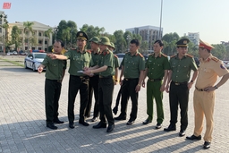 Công an Thanh Hóa triển khai phương án bảo đảm ANTT cầu truyền hình trực tiếp Lễ kỷ niệm 70 năm Chiến thắng Điện Biên Phủ