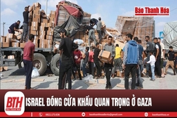 Israel đóng cửa khẩu chính vào Nam Gaza sau vụ tấn công bằng tên lửa