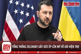 Ông Zelensky kêu gọi Chủ tịch Hạ viện Mỹ bỏ chặn gói viện trợ Ukraine 
