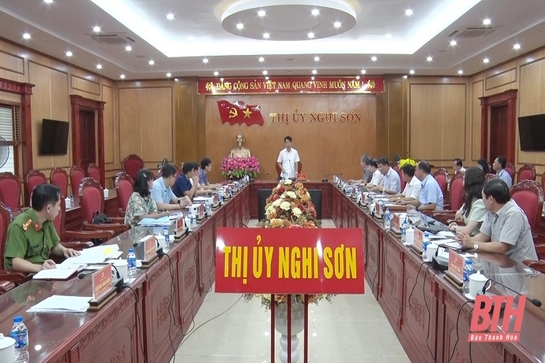 Thông báo kết quả giám sát việc thực hiện Kết luận số 01-KL/TW đối với Ban Thường vụ Thị ủy Nghi Sơn