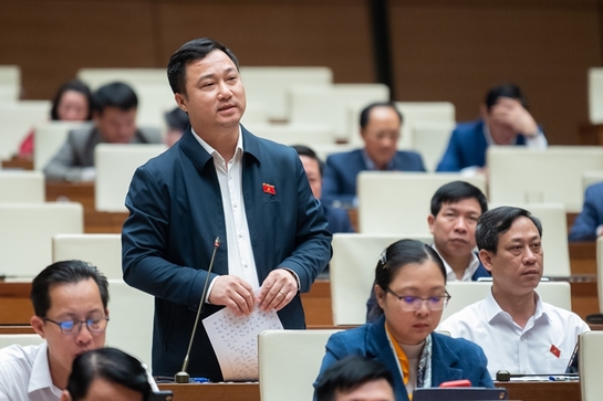 ĐBQH Cao Mạnh Linh phát biểu tranh luận liên quan đến ngạch, bậc thẩm phán