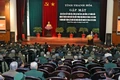 Phó Bí thư Tỉnh ủy Đỗ Minh Tuấn chúc mừng cán bộ chiến sĩ Bộ Chỉ huy quân sự tỉnh; Bộ đội biên phòng tỉnh