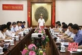 Ban Thường vụ Tỉnh ủy Thanh Hóa duyệt nội dung Đại hội đại biểu Đảng bộ huyện Hậu Lộc