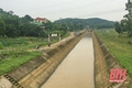 Cận cảnh việc khắc phục sự cố xói trôi trên kênh chính thuộc hệ thống kênh Bắc Sông Chu - Nam Sông Mã
