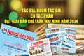 Lễ trao giải báo chí Trần Mai Ninh năm 2020 