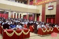 Bí thư Đảng ủy Khối CQ&DN tỉnh Trần Văn Hải kiểm tra sản xuất, đời sống Nhân dân huyện Hậu Lộc