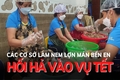 Làng biển Ngư Lộc hối hả chuẩn bị hàng phục vụ tết