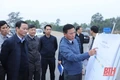 Bí thư Tỉnh ủy Đỗ Trọng Hưng kiểm tra tiến độ thi công một số dự án, công trình phục vụ công tác phòng, chống lụt bão