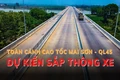 Những chuyến xe đầu tiên lăn bánh trên cao tốc Mai Sơn - Quốc lộ 45