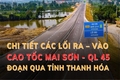 Phương án tổ chức giao thông tạm thời trên cao tốc Mai Sơn - QL45: Phương tiện nào không được lưu thông trên cao tốc?