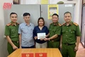 Công an xã giúp người dân nhận lại 120 triệu đồng do chuyển khoản nhầm