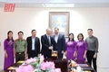 Đoàn công tác của Đại sứ quán Hoa Kỳ thăm và làm việc tại Trường Đại học Hồng Đức