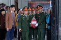 Đón hài cốt liệt sĩ Lê Đồng Cội về an táng tại quê hương