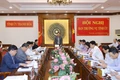 Ban Thường vụ Tỉnh ủy cho ý kiến vào các tờ trình của Đảng ủy UBND tỉnh về điều chỉnh, bổ sung kế hoạch đầu tư công