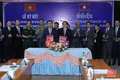 Đoàn Đại biểu cấp cao tỉnh Thanh Hóa dự Lễ buộc chỉ cổ tay – nét đẹp văn hóa truyền thống của người Lào