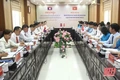 Giao ban công tác đất liền giữa 2 tỉnh Thanh Hoá - Hủa Phăn