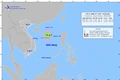 Áp thấp nhiệt đới trên Biển Đông, cách quần đảo Hoàng Sa khoảng 360km