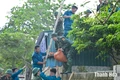 Chủ tịch UBND tỉnh Nguyễn Hoài Anh kiểm tra công tác ứng phó bão số 10 tại các phường Hải Bình, Tĩnh Gia