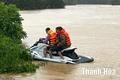 Nước lũ tại Ngọc Lặc đã rút