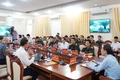 Lấy và bàn giao mẫu hài cốt liệt sĩ tại Nghĩa trang liệt sĩ Thạch Thành