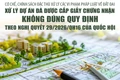 Cơ chế, chính sách đặc thù xử lý các vi phạm pháp luật về đất đai: Các dự án được giao đất, cho thuê đất tiếp tục triển khai
