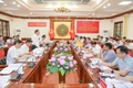 Đoàn kiểm tra, giám sát của Bộ Chính trị làm việc với Đảng ủy UBND tỉnh Thanh Hóa