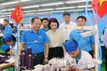 27 đội tranh tài “Công nhân giỏi Xứ Thanh” ngành giày da, may mặc