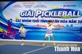 Khán giả “tiếp lửa” cho các VĐV ở giải Pickleball các nhóm tuổi