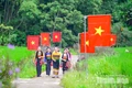 Cờ Tổ quốc nơi đại ngàn xứ Thanh trong những ngày thu lịch sử