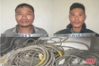 Bắt 2 đối tượng trộm cắp dây cáp điện tại nhà máy xi măng Long Sơn