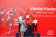 VĐV Lê Trung Đức của Thanh Hóa về nhất Cuộc thi chạy Viettel Fastest 2022