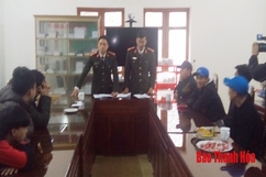 Ngăn chặn kịp thời 17 công dân huyện Hậu Lộc  đang trên đường xuất cảnh sang Trung Quốc lao động trái phép