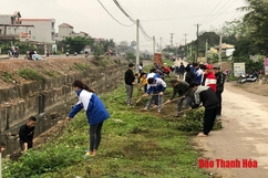 Huyện đoàn Hoằng Hóa: Triển khai thực hiện công trình “Đường hoa thanh niên”