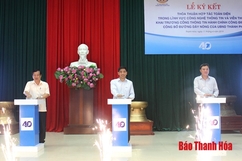 TP Thanh Hóa: Khai trương cổng thông tin hành chính công điện tử, công bố đường dây nóng