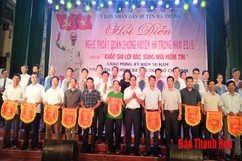 Hội diễn Nghệ thuật quần chúng huyện Hà Trung năm 2019: “Khắc ghi lời Bác, sáng mãi niềm tin”