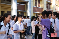 Thanh Hóa: Học sinh hồ hởi bước vào kỳ thi tuyển sinh lớp 10